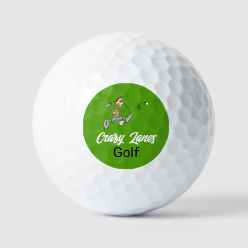 Crazy Golfer Mini Golf Course Golf Balls