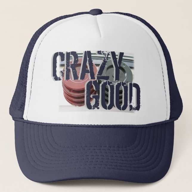 Crazy Good Shuffleboard Trucker Hat (Front)