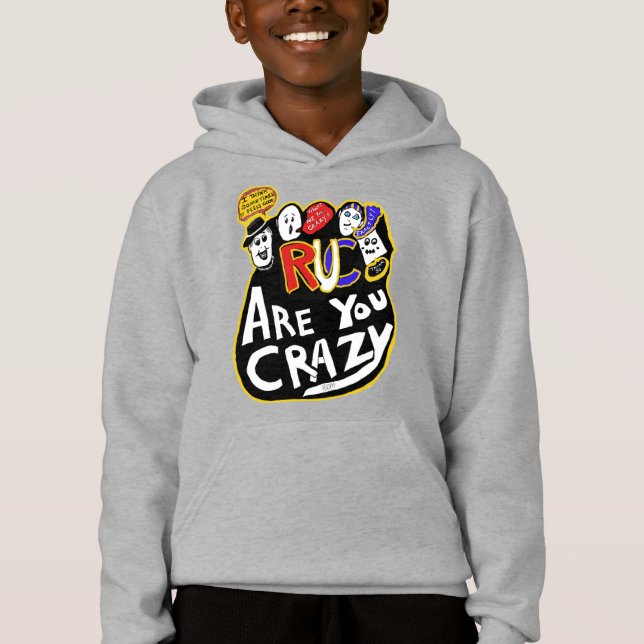 Crazy Good Vibes, Vibrant  Hoodie (Front)