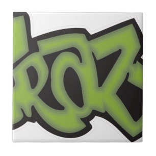 Crazy - Graffiti Ceramic Tile