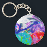 Crazy Graffiti Keychain<br><div class="desc">Chaotic and Random Spray Paint Graffiti</div>