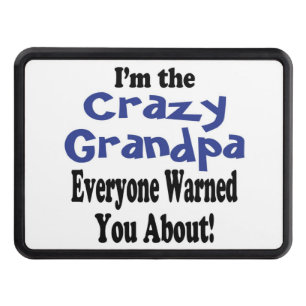 Crazy Grandpa Trailer Hitch Cover