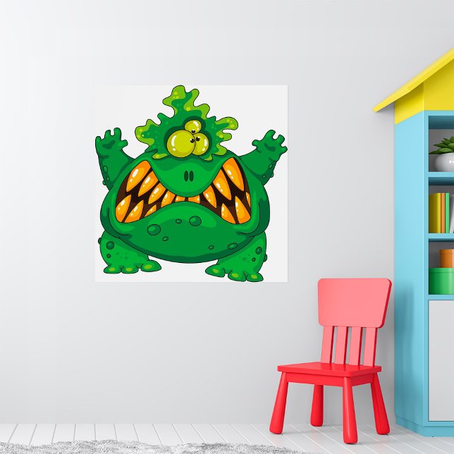Crazy Green Monster Poster (Creator Uploaded)