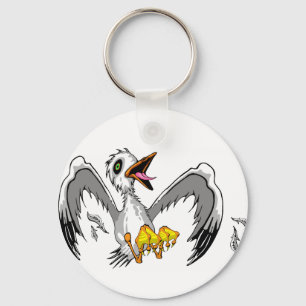 Crazy Gull Keychain