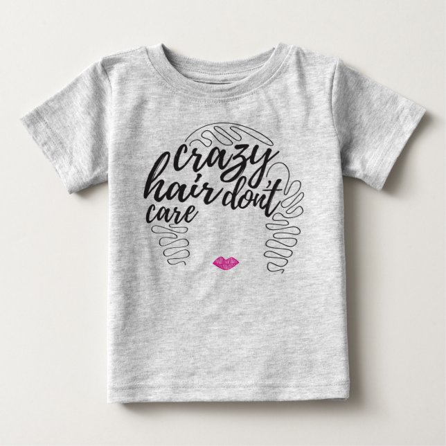 Crazy Hair Baby T-Shirt (Front)