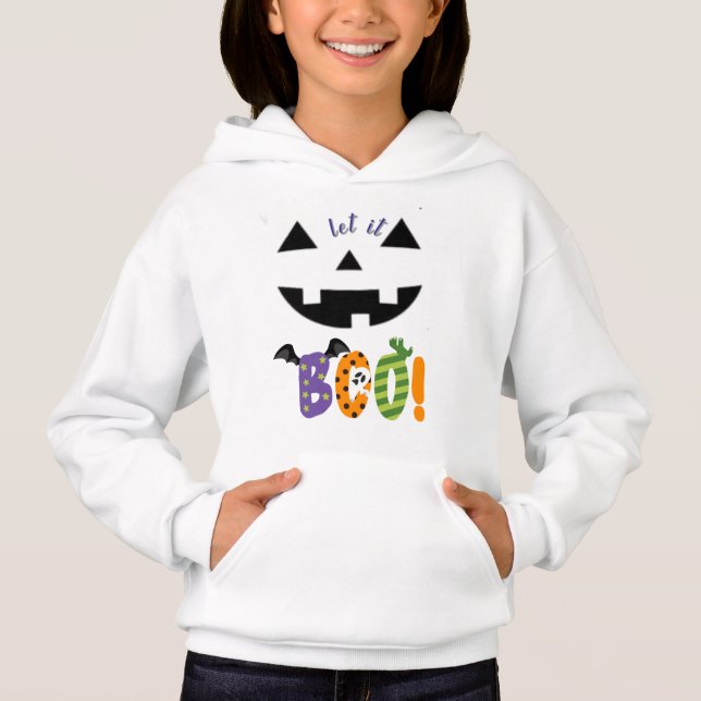  crazy halloween it boo hoodie (Front)