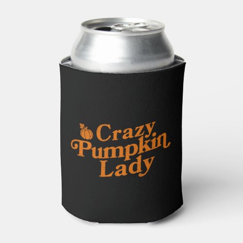 Crazy Halloween Lady Spooky Halloween Can Cooler