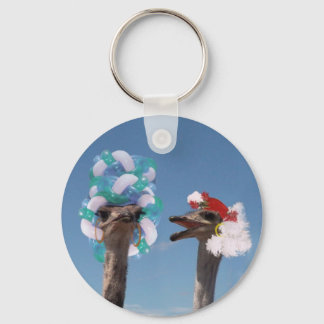 Crazy Hat Day at the Races Keychain