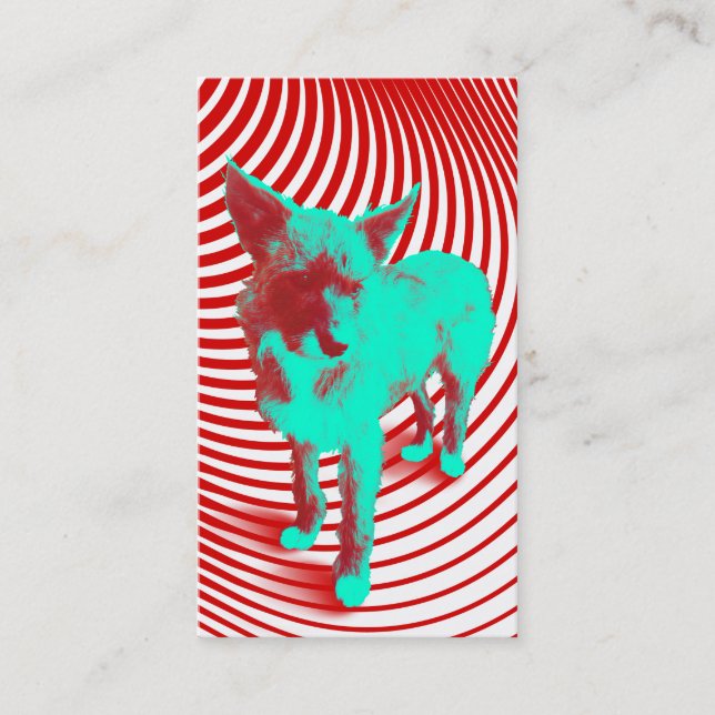 crazy hazie pups business card (Front)