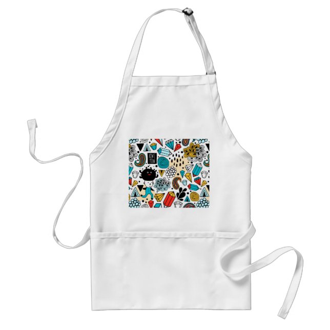 Crazy head adult apron (Front)