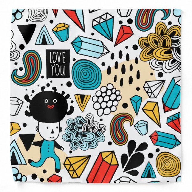 Crazy head bandana (Front)
