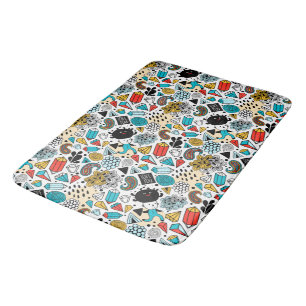 Crazy head bath mat