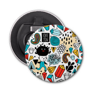 Crazy head bottle opener