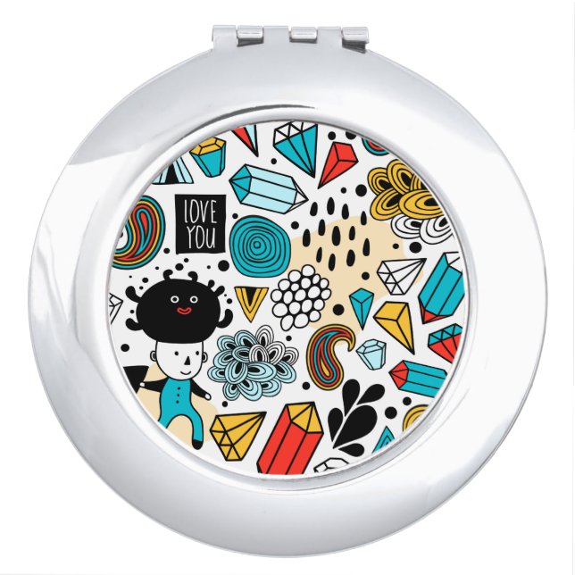 Crazy head compact mirror (Front)