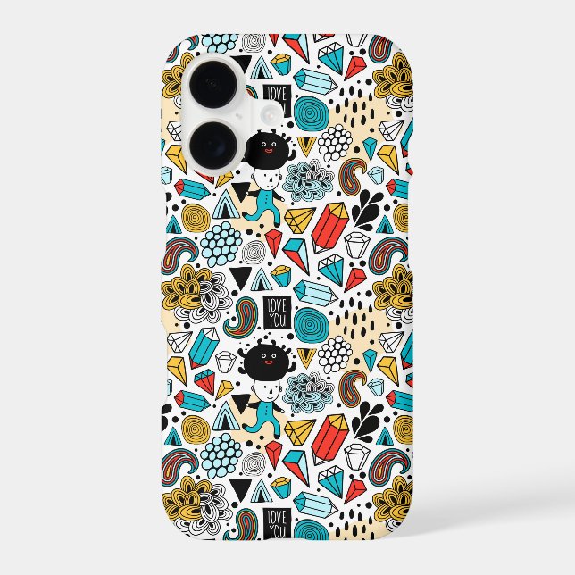 Crazy head iphone case (Back)