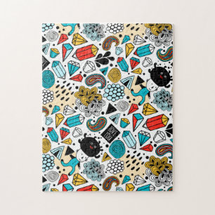 Crazy head jigsaw puzzle