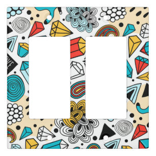 Crazy head light switch cover