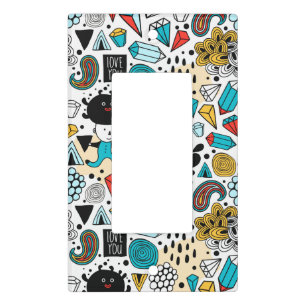 Crazy head light switch cover