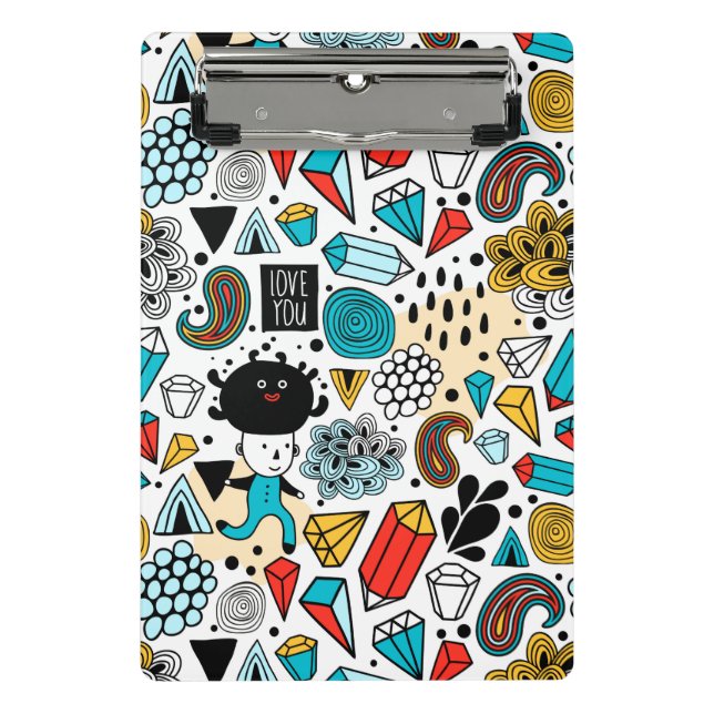 Crazy head mini clipboard (Front)