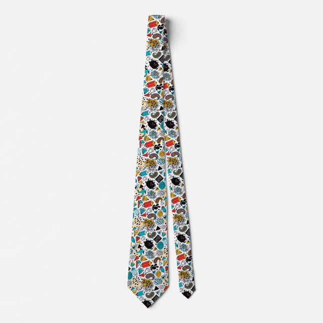 Crazy head neck tie (Front)
