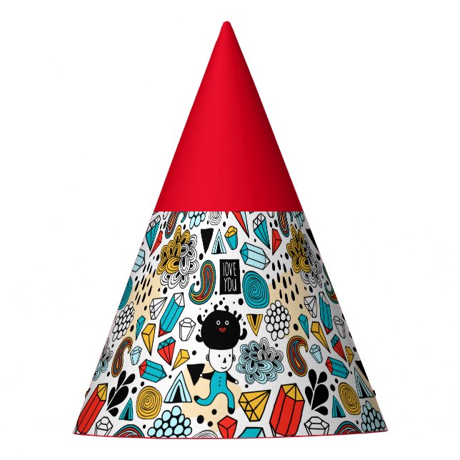 Crazy head party hat (Front)