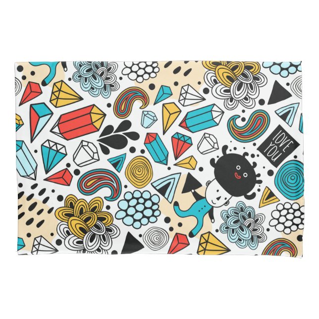 Crazy head pillow case (Front)