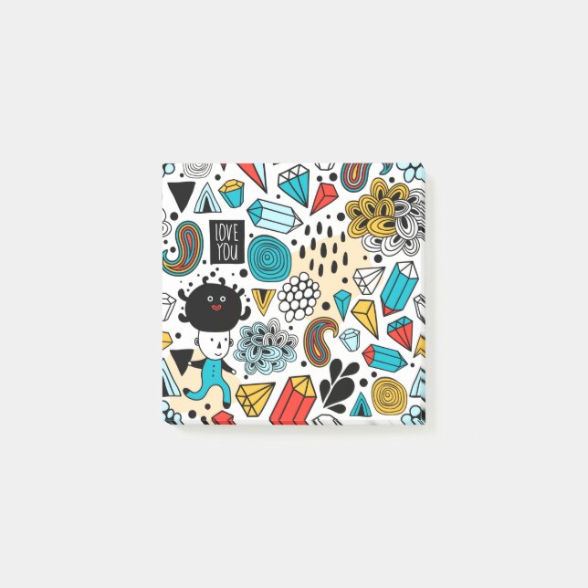 Crazy head post-it notes (Front)