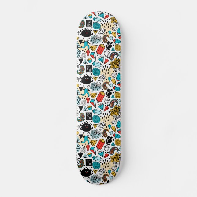 Crazy head skateboard (Front)