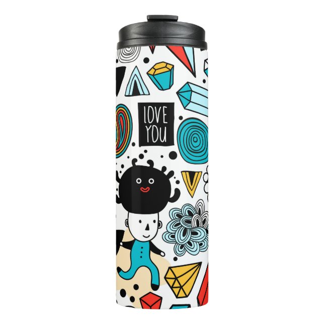 Crazy head thermal tumbler (Front)