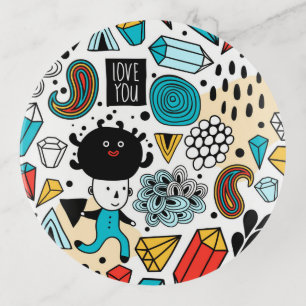 Crazy head trinket tray