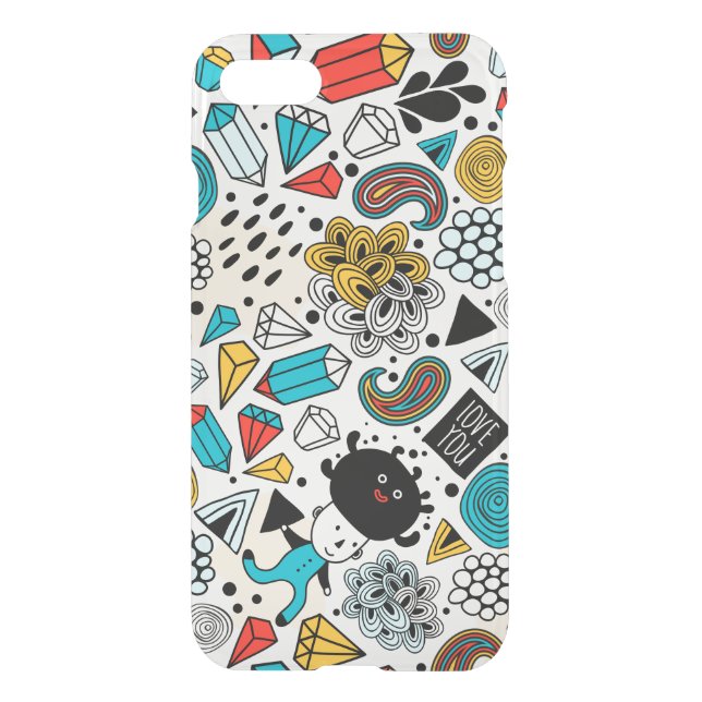 Crazy head uncommon iPhone case (Back)