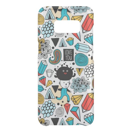 Crazy head uncommon samsung galaxy case (Back)