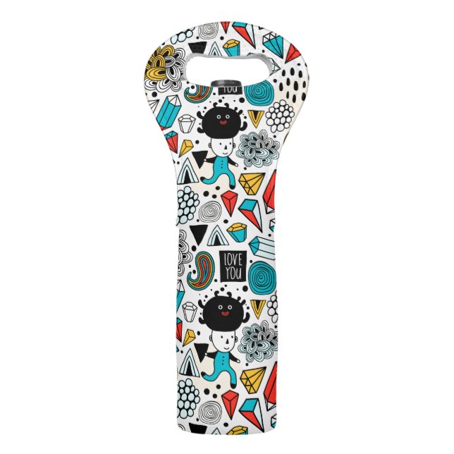 Crazy head wine bag (Front)