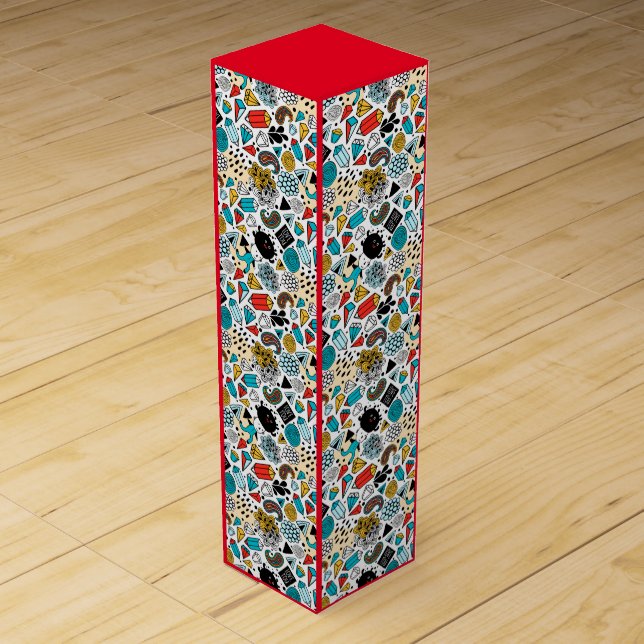 Crazy head wine box (Front)