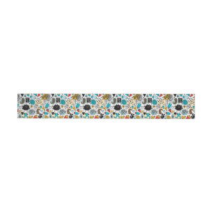Crazy head wrap around label