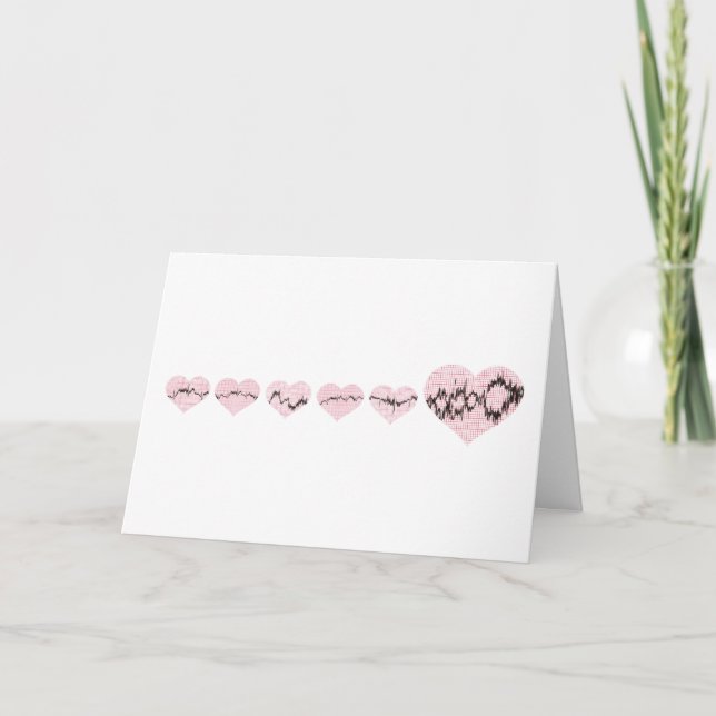 Crazy Heart Holiday Card (Front)