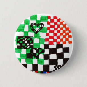 Crazy HeartQuilt Pin