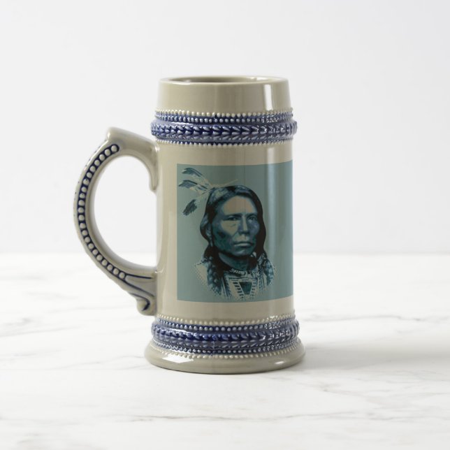 Crazy Horse Beer Stein (Left)