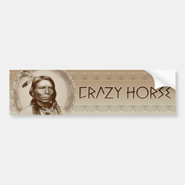 Crazy Horse Bumper Sticker (Front)