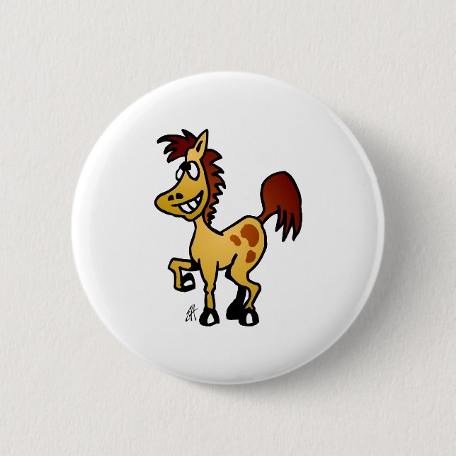 Crazy Horse Button (Front)
