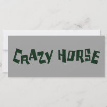crazy horse invitation