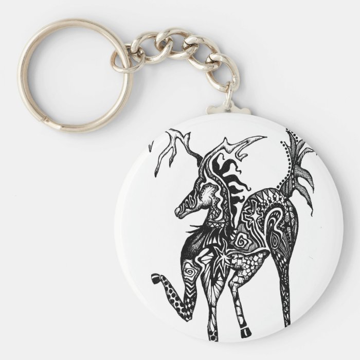 Crazy Horse Keychain