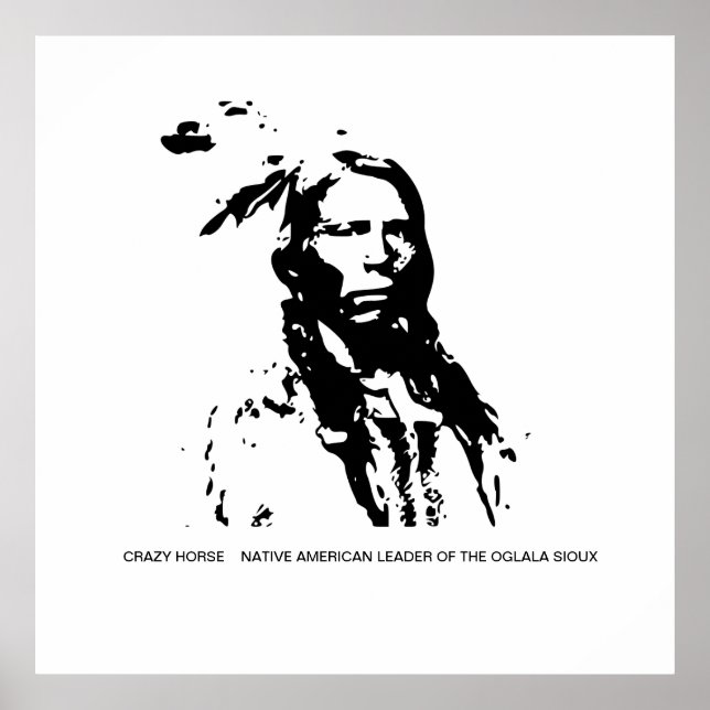 Crazy Horse Native American Leader Poster (Front)