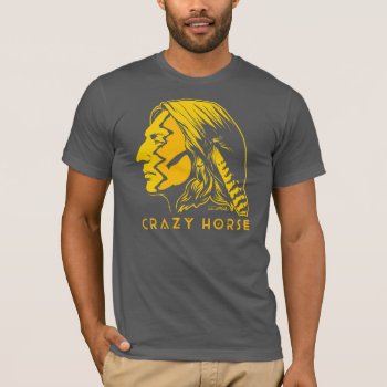 Crazy Horse War Paint T-shirt by Libertymaniacs at Zazzle