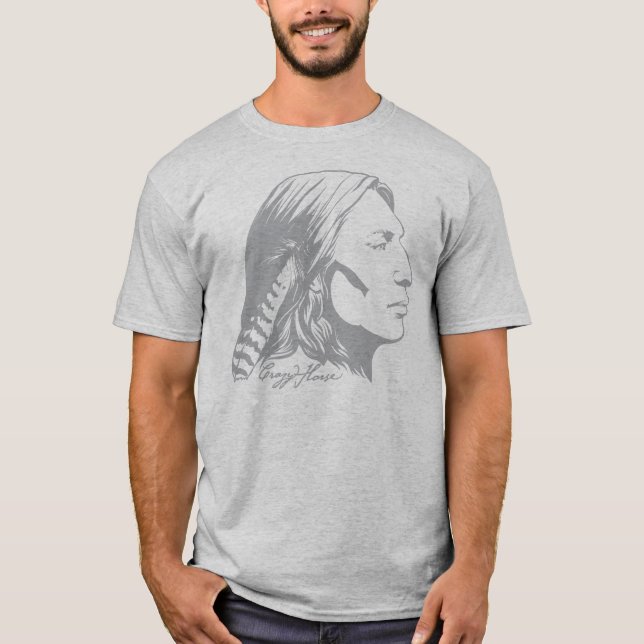 Crazy Horse War Paint T-Shirt (Front)