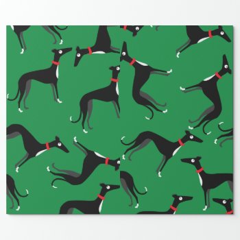 Crazy Hounds Wrapping Paper by ClaudianeLabelle at Zazzle