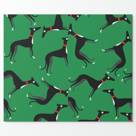 Crazy Hounds Wrapping Paper