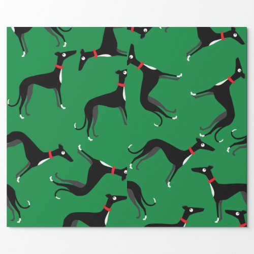 Crazy Hounds Wrapping Paper