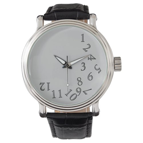 crazy hour time numbers wristwatch
