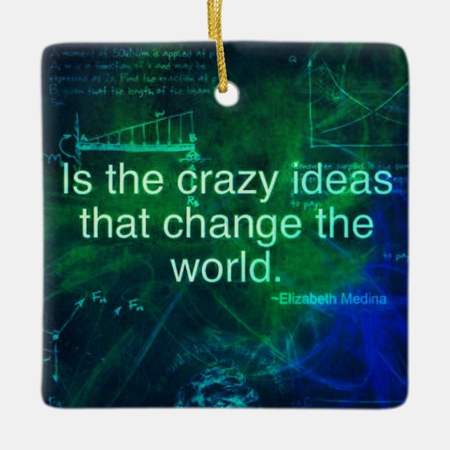 Crazy Ideas SCENT, SHAPE & SIZE OPTIONS - Ceramic Ornament (Front)